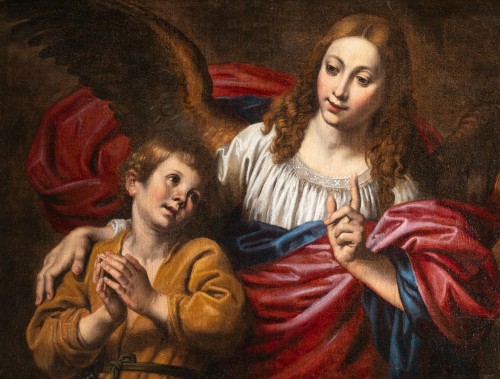 Tobie and the Angel, Flemish 17th century - Louis XIII