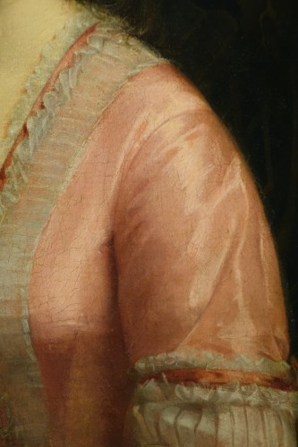 Portrait of a young lady, Tony Robert Fleury (1837-1911)  - 