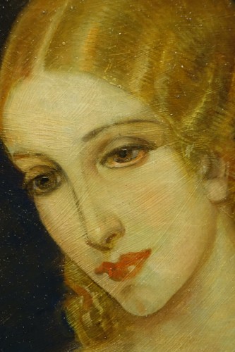Antiquités - Jeune femme tenant son enfant, Karel van BELLE, 1933