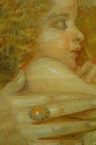 Antiquités - Jeune femme tenant son enfant, Karel van BELLE, 1933