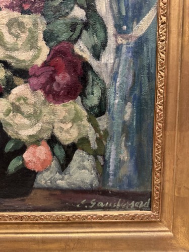 Art Déco - Bouquet de fleurs, Emile GAUDISSARD (1872-1956)