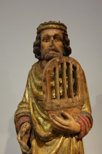 Noé and the king David, Flemish beginning of the 16th century - 