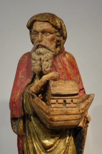 Antiquités - Noé and the king David, Flemish beginning of the 16th century