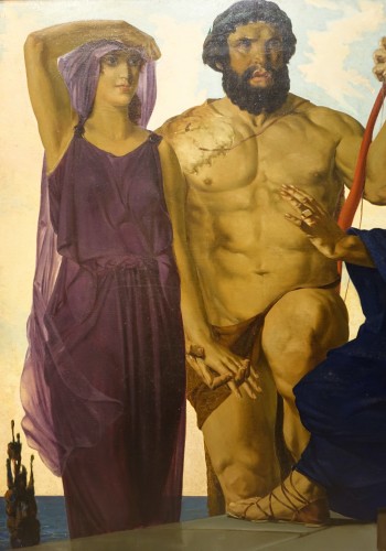 20th century - Hercules and Alceste, André Pierre LUPIAC, 1923