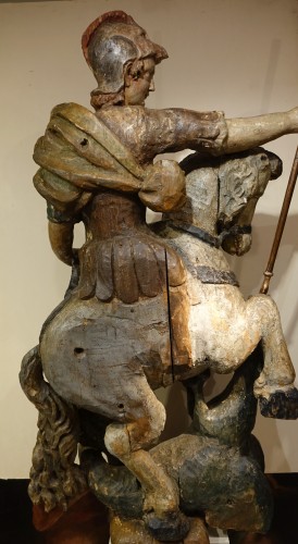 Antiquités - George Slaying The Dragon, 17th Century