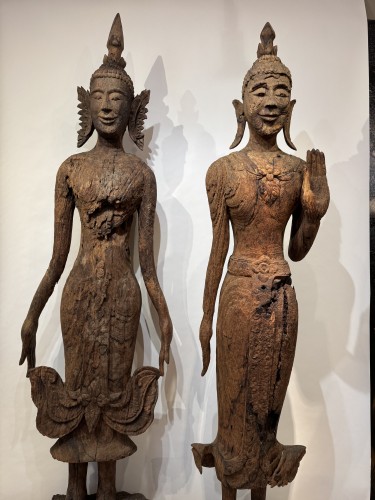  - Deux très grands Bouddhas, Laos Luang-Prabang,17e-18e siècle