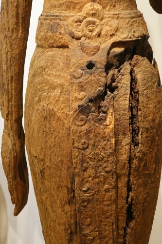 Antiquités - Two very large Buddhas,Laos, Luang-Prabang 17-18th century