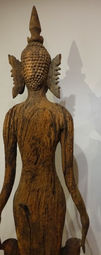 Antiquités - A Very Large Buddha, Laos, Luang Prabang, 17th-18th Century.