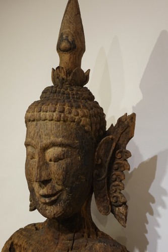 Antiquités - A Very Large Buddha, Laos, Luang Prabang, 17th-18th Century.