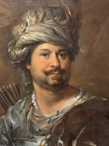 Man Dressed In Oriental Style Carrying A Quiver, Holland 17th Century - Paintings & Drawings Style Louis XIII