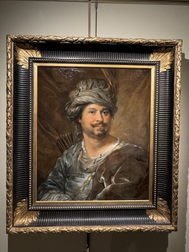 Homme habillé à l'orientale portant un carquois, Hollande 17e siècle - Louis XIII