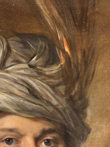 Antiquités - Homme habillé à l'orientale portant un carquois, Hollande 17e siècle