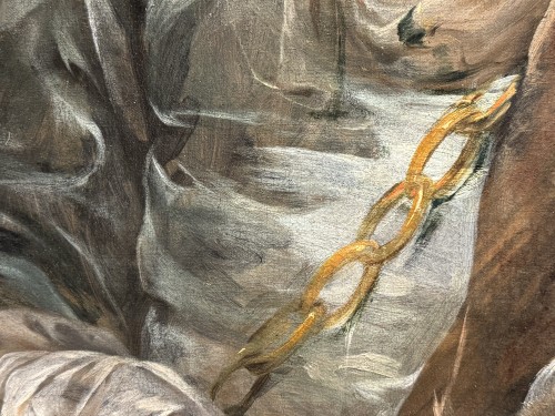 Antiquités - Homme habillé à l'orientale portant un carquois, Hollande 17e siècle