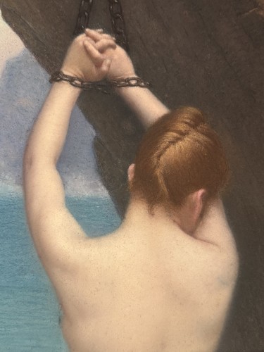 Andromède enchainée au rocher, A.BARRÈ, vers 1900 - La Crédence