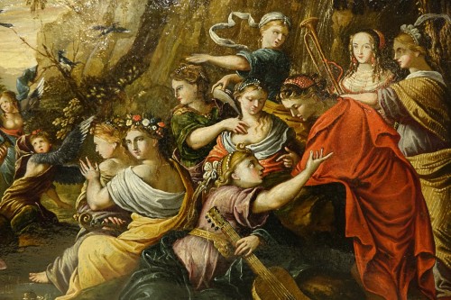 Mythological scene, French school, early 17th century - Paintings & Drawings Style Louis XIII