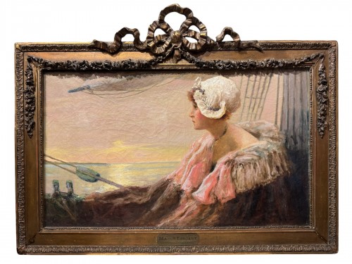 Manon Lescaut going into exile, Albert MATIGNON (1869-1937)