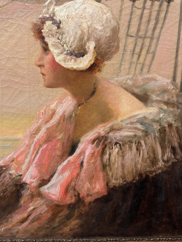 Manon Lescaut going into exile, Albert MATIGNON (1869-1937) - 