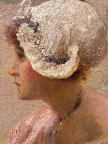 Manon Lescaut going into exile, Albert MATIGNON (1869-1937) - Art nouveau