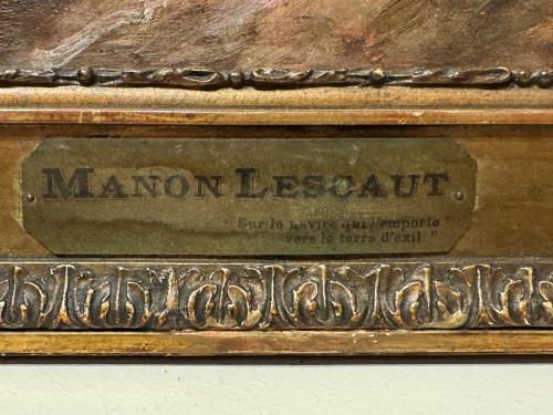 Art nouveau - Manon Lescaut going into exile, Albert MATIGNON (1869-1937)