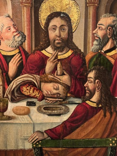"La Cène", Espagne fin du 15e siècle - La Crédence