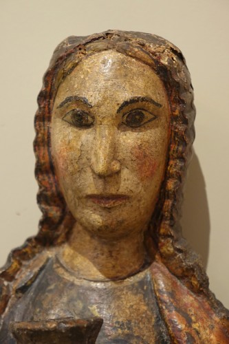 Vierge à l'Enfant, Sedes Sapientiae, Italie XIIIe siècle - Moyen Âge