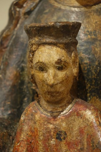 Moyen Âge - Vierge à l'Enfant, Sedes Sapientiae, Italie XIIIe siècle