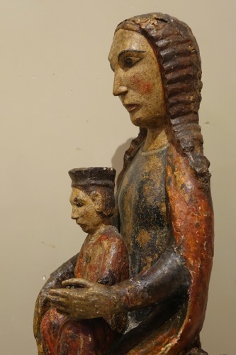 Antiquités - Vierge à l'Enfant, Sedes Sapientiae, Italie XIIIe siècle