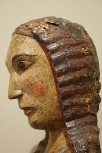 Antiquités - Vierge à l'Enfant, Sedes Sapientiae, Italie XIIIe siècle