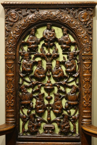 XIXe siècle - Paire de fauteuils néo-renaissance, France vers 1870