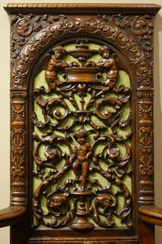 Paire de fauteuils néo-renaissance, France vers 1870 - Napoléon III