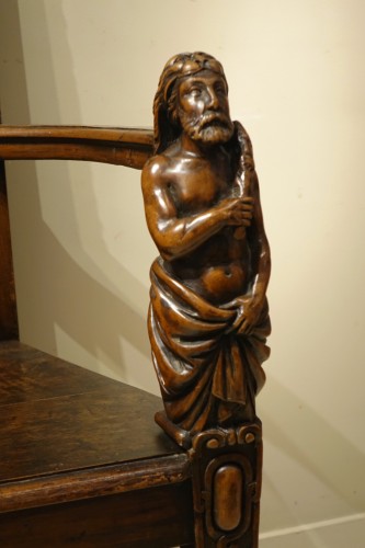 Antiquités - Paire de fauteuils néo-renaissance, France vers 1870