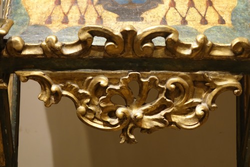 Lutrin en bois peint, Venise, 18e siècle - Louis XV