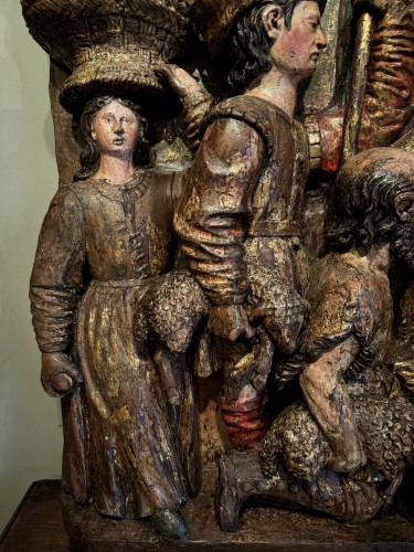 XVIe siècle et avant - L'Adoration des bergers,  Tyrol vers 1500