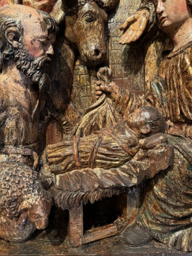 L'Adoration des bergers,  Tyrol vers 1500 - Renaissance