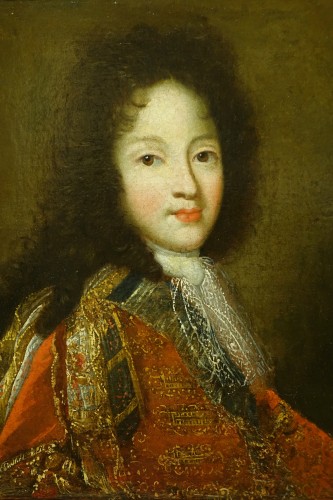 Portrait of the Duke of Burgundy, attributed to François de Troy and workshop - Paintings & Drawings Style Louis XIV