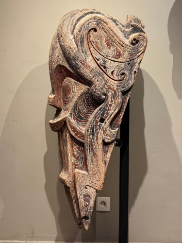 A Singa Batak Toba architectural decoration, Sumatra  - 