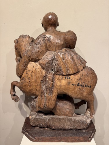 Sculpture  - Saint George Slaying The Dragon, Loire Valley, Circa 1520-1530