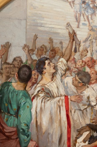 Mark Antony's Funeral Oration over the Corpse of Caesar, Robert Seuffert - 