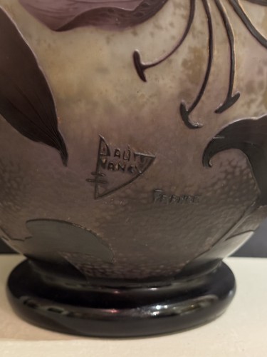 Grand vase boule, Daum Nancy vers 1914-1915 - La Crédence