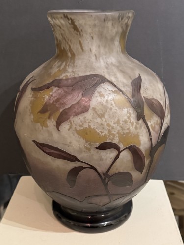 Antiquités - Grand vase boule, Daum Nancy vers 1914-1915