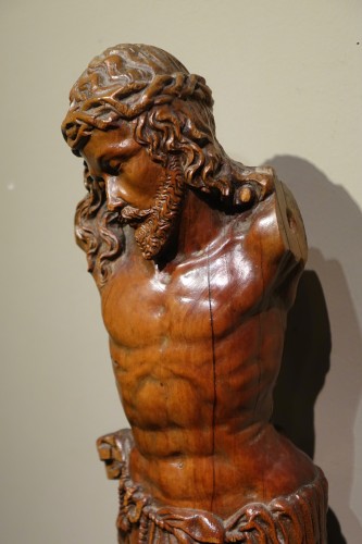 Christ in boxwood, Ile-de- France late 16th–early 17th century - Sculpture Style Louis XIII