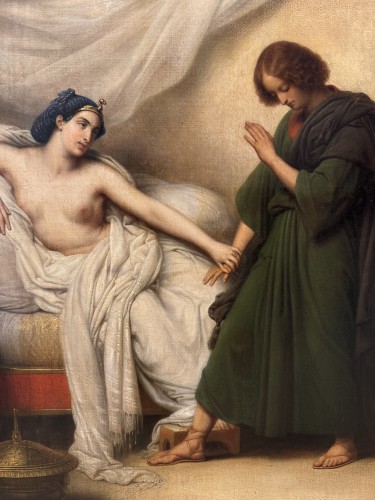 Paintings & Drawings  - "Joseph and Putiphar's wife",C. von STEUBEN,1842