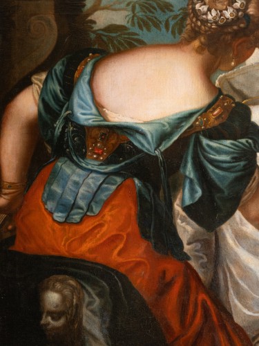 18th century - The Choice Of Hercules, Very Large Oil On Canvas, Italy 18th Century