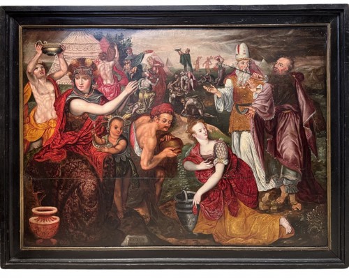 The Israelites Receiving The Manna, Flanders Late 16th Century