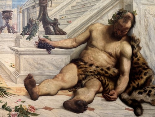 Paintings & Drawings  - The Drunkenness Of Bacchus, Auguste AUDENAERT (1842-1953)