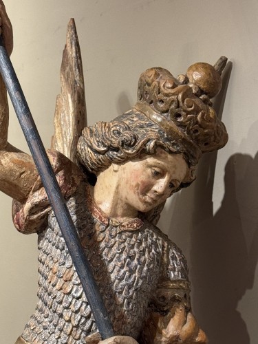 XVIIIe siècle - Saint Michel Terrassant Le Mal, Italie 18e siècle