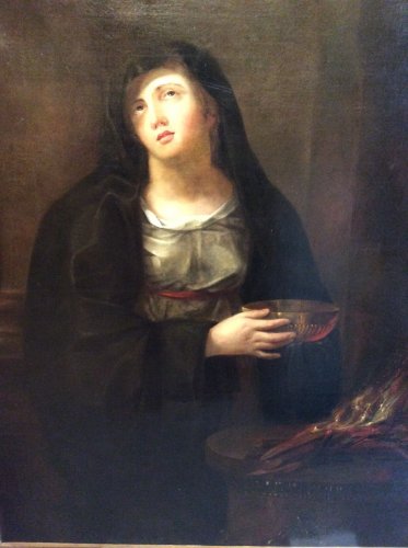 Portrait d'une dame de qualité en Vestale, début XVIIIe siècle