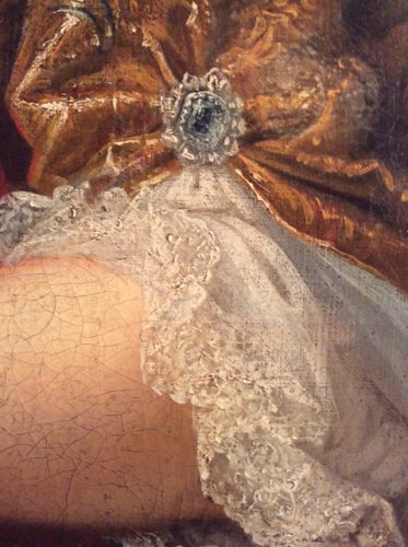 XVIIe siècle - Portrait présumé de la Princesse Palatine, école française du XVIIe siècle