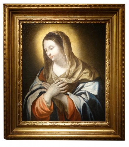 Vierge d'adoration - Ecole francaise du XVIIe siècle