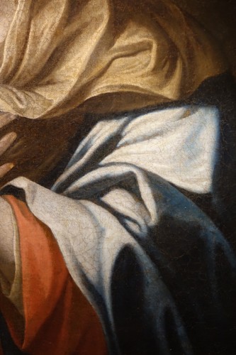Virgin in Adoration, 17th Century French School  - 